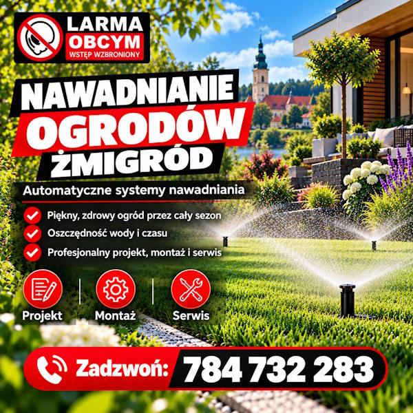 Nawadnianie ogrodów Żmigród